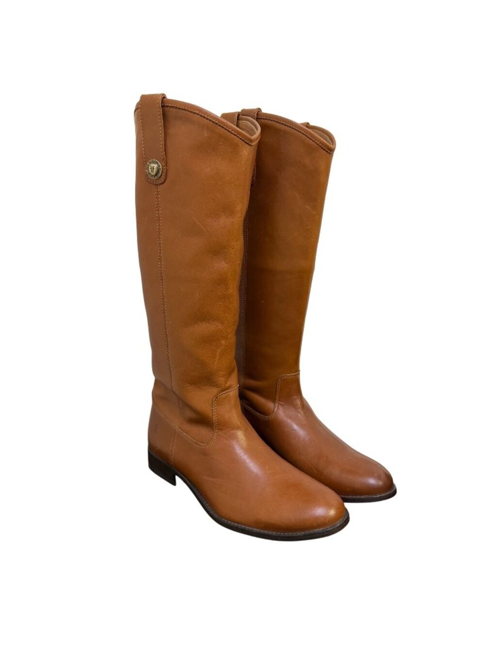 Frye Brown Leather Knee-High Riding Boots Size 8